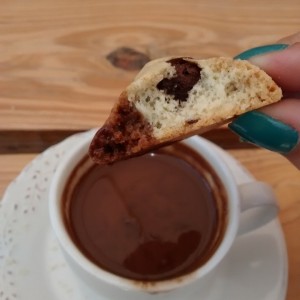 Galleta de chispas de chocolate