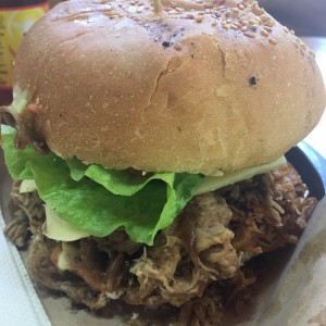 hamburguesa de cochino