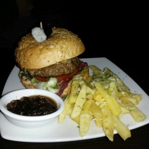 Blue cheese hamburguesa