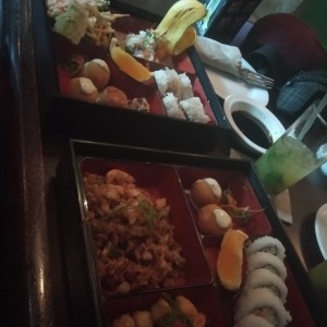 Bento Box, Ceviche Thai y Arroz Thai