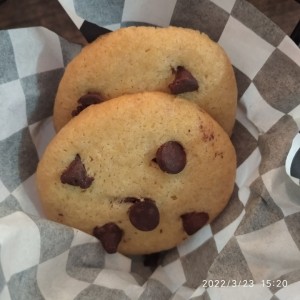 galletas con chispas de chocolate