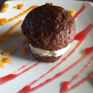 Hamburguesa de Brownie