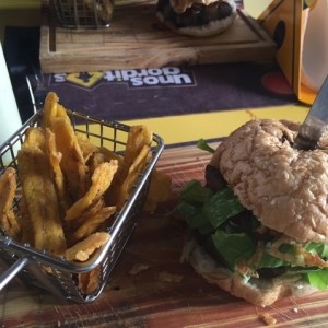 Hamburguesa antigordito