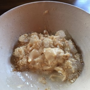cremoso dulce de paleta