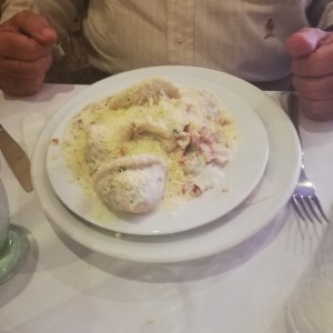 tortellone a la carbonara