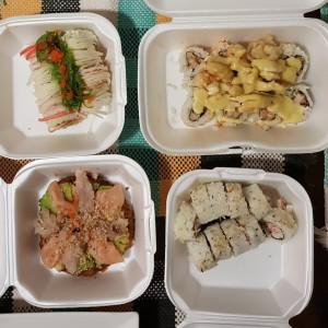 Entrada Maraui, dinamita roll, crazy kani y fuji