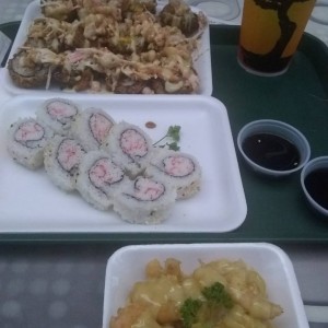 samurai roll, dinamita roll, ebi fuji 