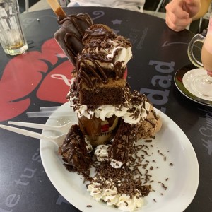 Mini Milkshake de chocolate, excelente