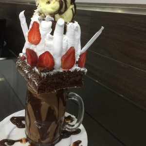 merengada de chocolate y mantecado