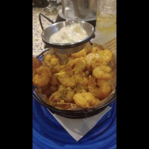 Camarones rebosados