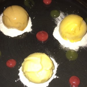 sorbete (papelon, lima y parchita)