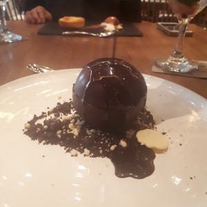 chocolate puta y torta de queso criolla