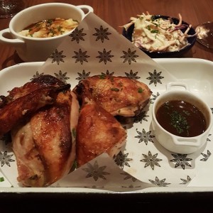 1/2 pollo asado