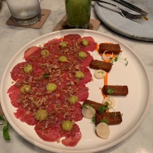 carpacho a la parrilla