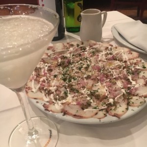 carpaccio de pulpo