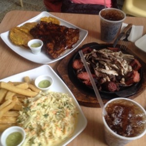 rico almuerzo para compartir