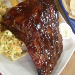 costillas bbq