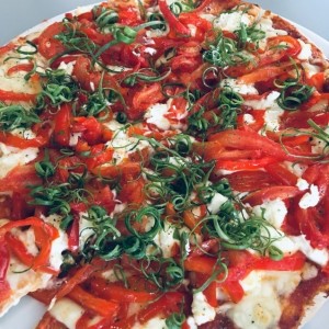tomates y queso cabra 