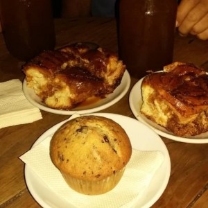 cupcake chispas de chocolate y golfeado
