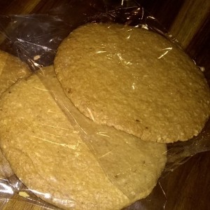 super ricas las galletas de avena, siempre tostaditas