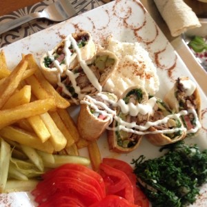 Plato de Shawarma Mixto