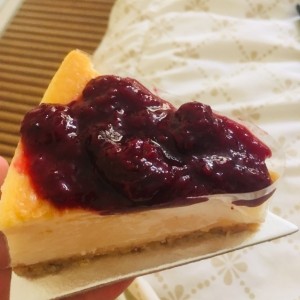 cheesecake de frutos rojos