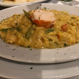 rissoto de langosta