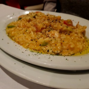 Risotto con Camarones
