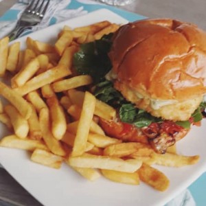 hamburguesa de pollo