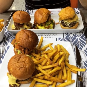 duo y trio de hamburguesas