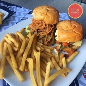 Duo de hamburguesas