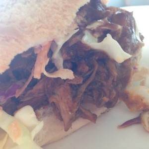 pulled pork sandwich