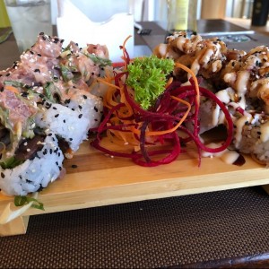 Spicy tuna y Dragon roll