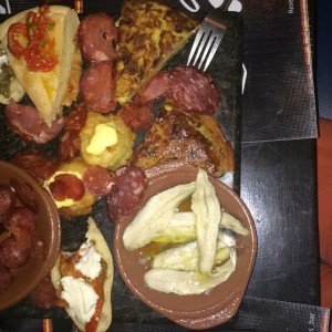 bandeja de degustacion