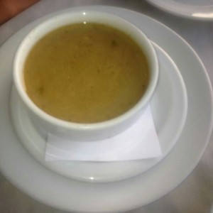 Consome de Pescado, muy bueno