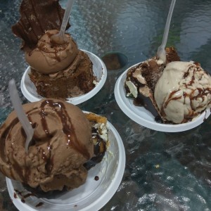 Tortas con helado