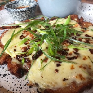 Milanesa de pollo la tocineta