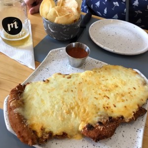 milanesa tres quesos