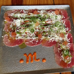 carpaccio de res