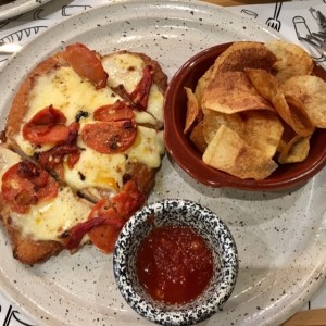 Milanesa pepperoni