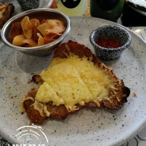 milanesa cuatro quesos