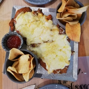 Milanesa triple queso 