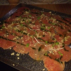 Carpaccio de lomito