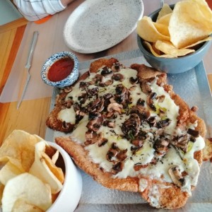 Milanesa Funghi