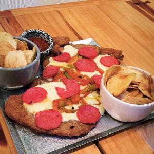 Milanesa para 2 con pepperoni
