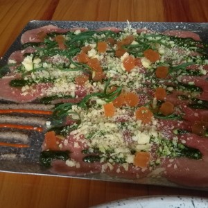 carpaccio de lomito