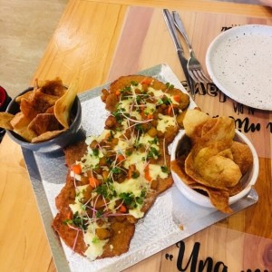 Milanesa Criolla de pollo