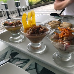 triptico de ceviches