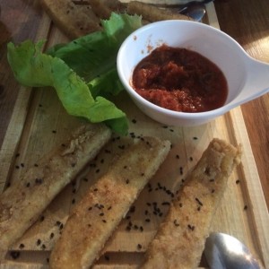 deditos de mozzarella
