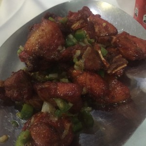Costllas salteadas con pimienta y sal, muy buenas..!